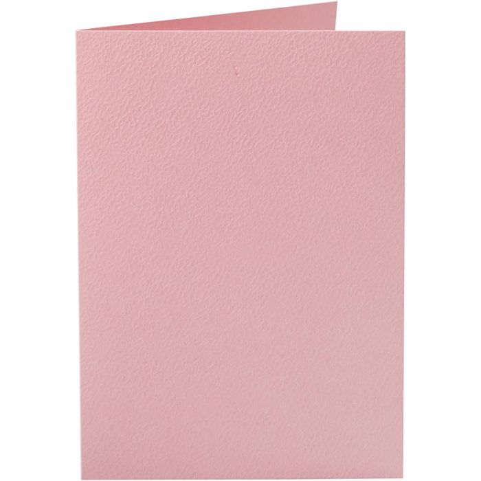 Korttipohja, kortin koko 10,5x15 cm, 220 g, rosa, 10 kpl/ 1 pkt
