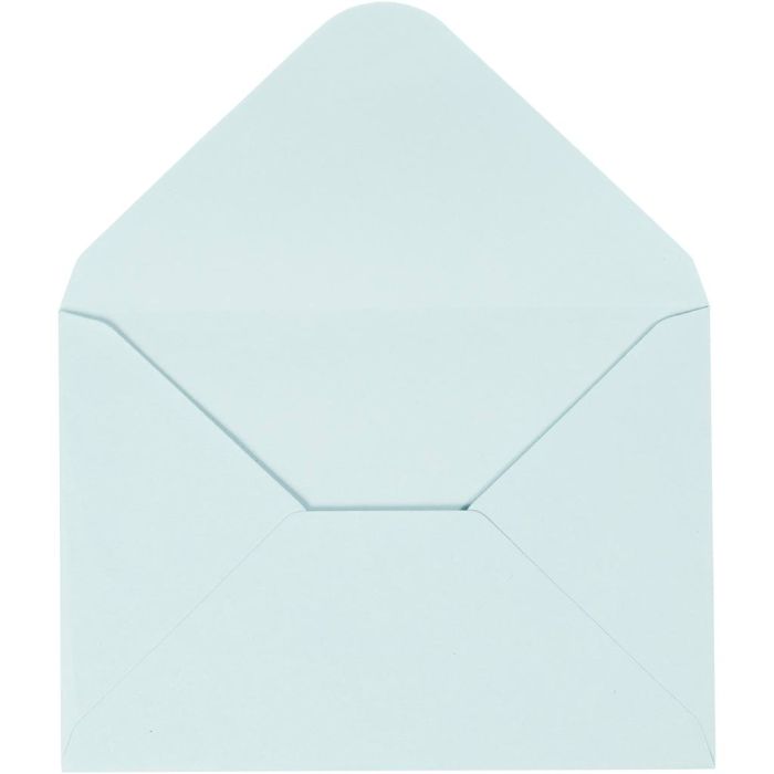 Kirjekuoret, kirjekuoren koko 11,5x16 cm, 110, vaaleansininen, 10 kpl/ 1 pkt