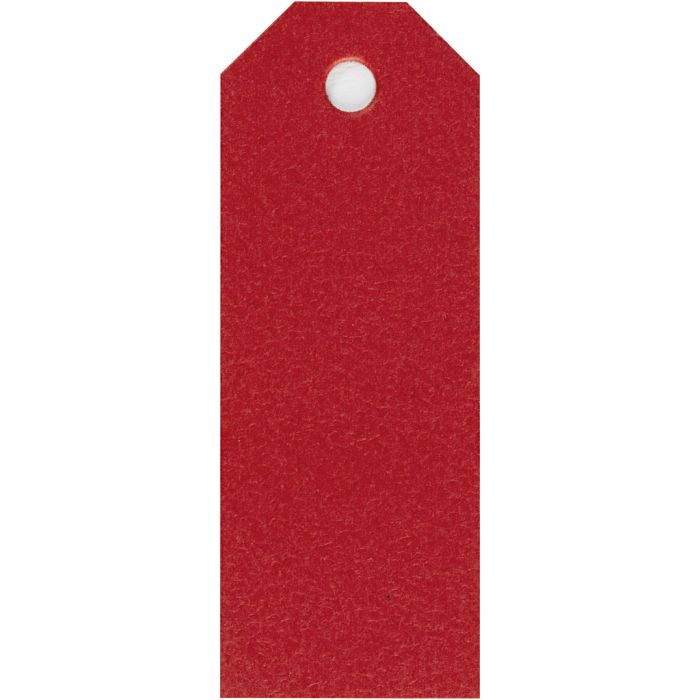 Manillaetiketit, koko 3x8 cm, 220 g, punainen, 20 kpl/ 1 pkt