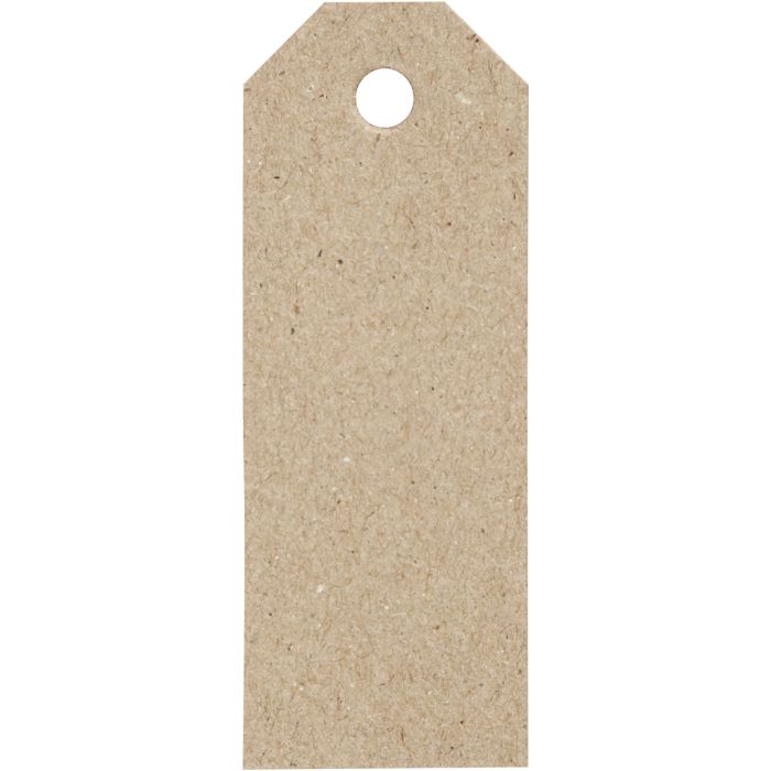 Manillaetiketit, koko 3x8 cm, 220 g, luonnonrusk., 20 kpl/ 1 pkt