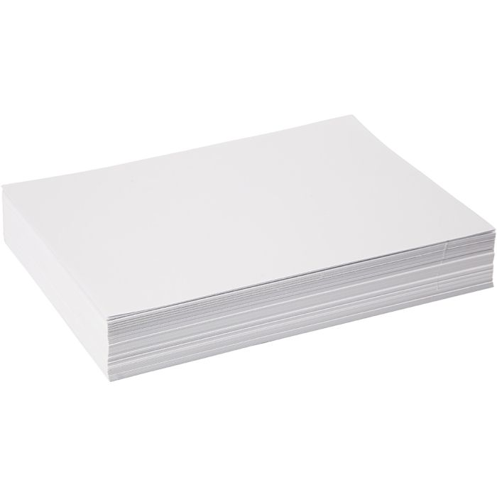 Piirustuspaperi, A4, arkki 210x297 mm, 160 g, valkoinen, 250 ark/ 1 pkt