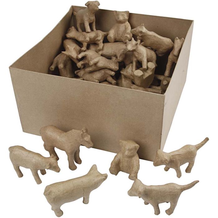 Minieläinlajitelma, Kork. 8-12 cm, 60 kpl/ 1 pkt