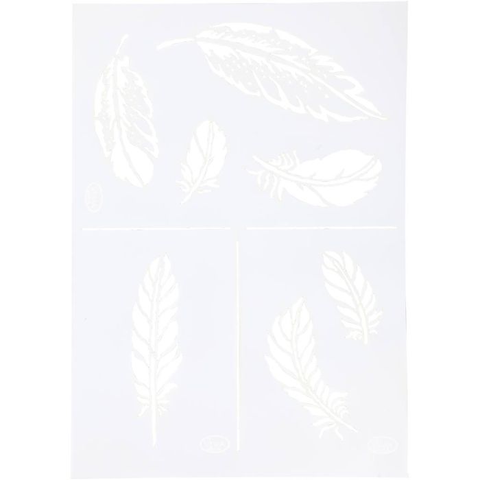 Taipuisa sabloni, sulat, A4, arkki 210x297 mm, 1 kpl