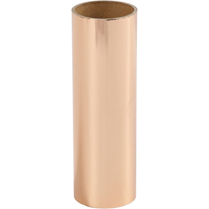 Koristefolio, Lev: 15,5 cm, paksuus 0,02 mm, kulta rosa, 50 cm/ 1 rll
