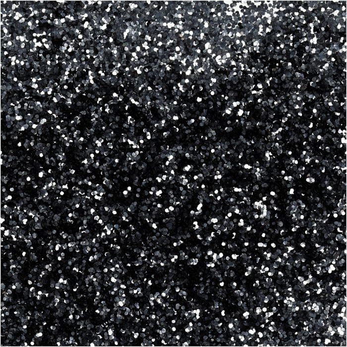 Bio kimalle, halk. 0,4 mm, musta, 10 g/ 1 tb
