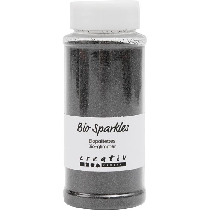 Bio kimalle, musta, 140 ml, 97 g/ 1 tb