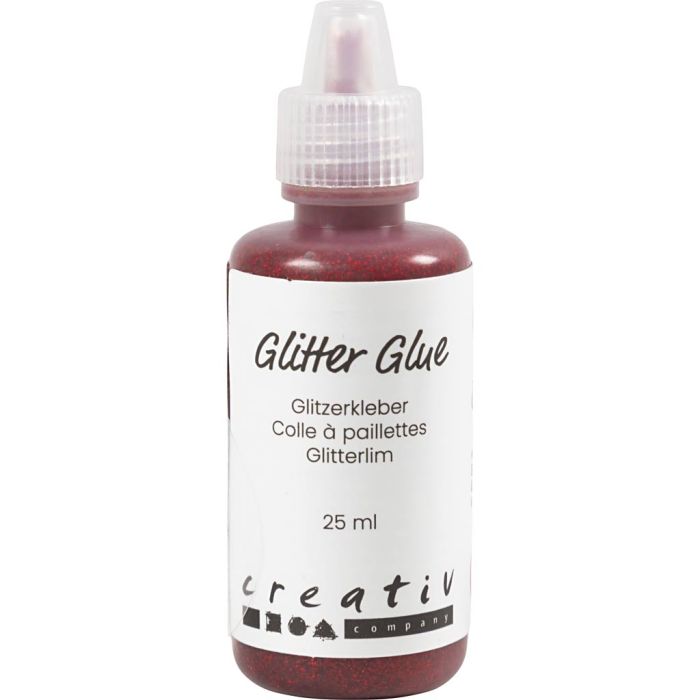 Kimalleliima, punainen, 25 ml/ 1 pll