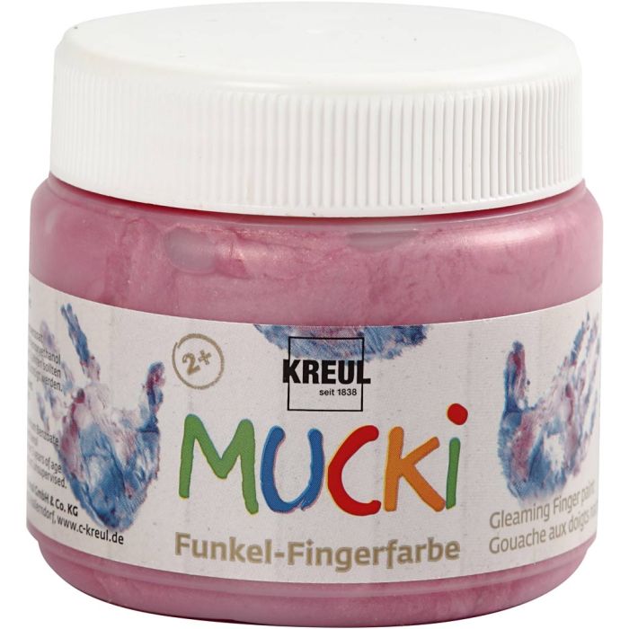 Mucki Sormiväri, metallic rosa, 150 ml/ 1 tb