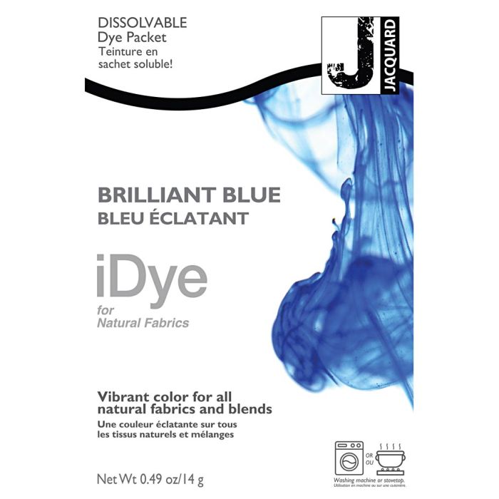 iDye luonnonkankaille, briljantinsin, 14 g/ 1 pkt