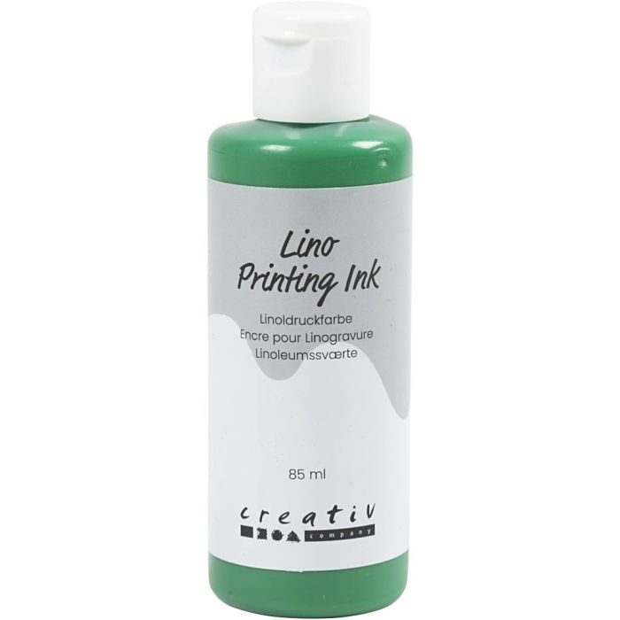 Linoväri, vihreä, 85 ml/ 1 pll