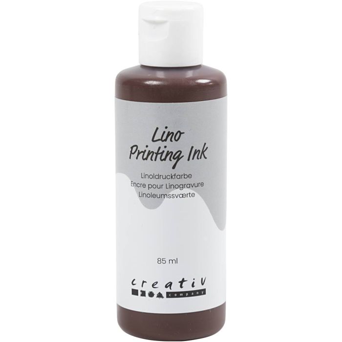 Linoväri, ruskea, 85 ml/ 1 pll
