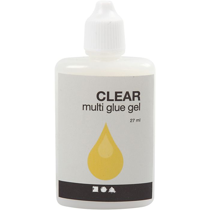 Multi Glue, läpinäkyvä, 27 ml/ 1 pll