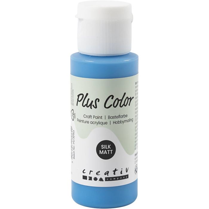 Plus Color- Askartelumaali, perussininen, 60 ml/ 1 pll