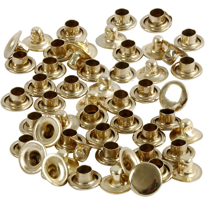 Niitit, halk. 7 mm, messinki, 50 kpl/ 1 pkt