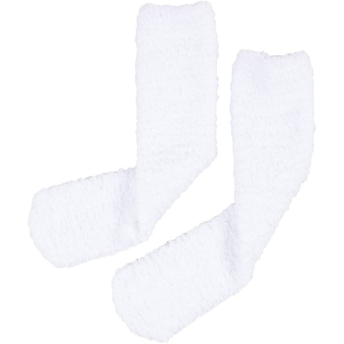 Pehmosukat, koko One-size, valkoinen, 1 pari