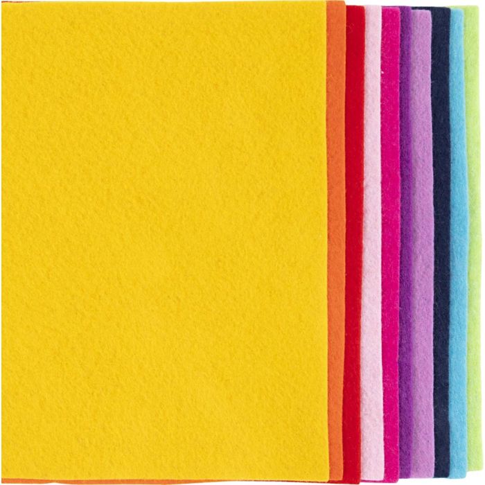 Askarteluhuopa, A4, arkki 210x297 mm, paksuus 2 mm, värikäs, 10 ark/ 1 pkt