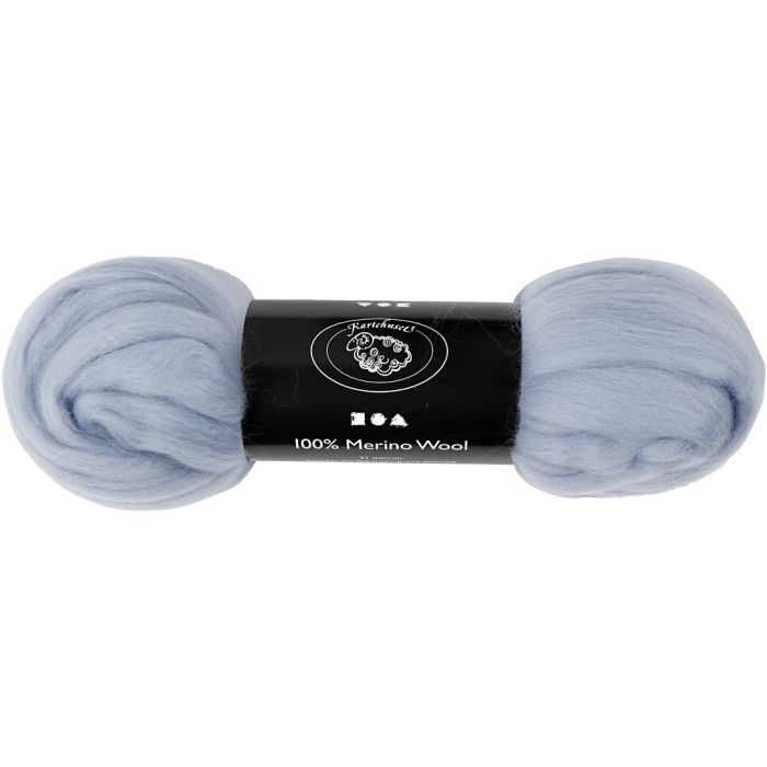 Merinovilla, paksuus 21 my, jäänsin., 100 g/ 1 pkt