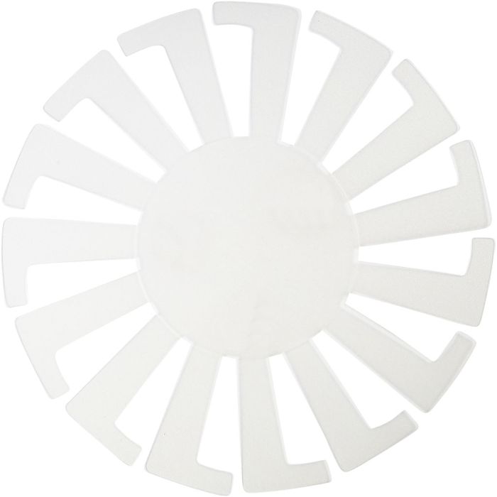 Korinpunontapohja, Kork. 8 cm, halk. 14 cm, kuulto, 10 kpl/ 1 pkt