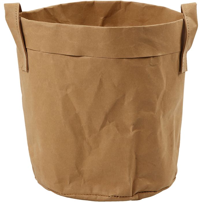 Säilytyspussi, Kork. 20 cm, halk. 19,5 cm, 350 g, vaaleanruskea, 1 kpl