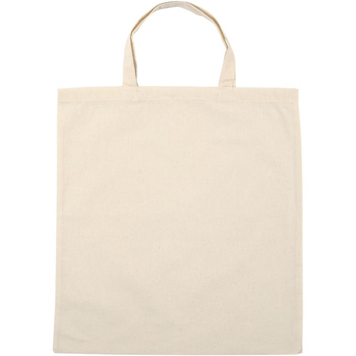 Kangaskassi, koko 38x42 cm, 145 g, vaalea natural, 5 kpl/ 1 pkt