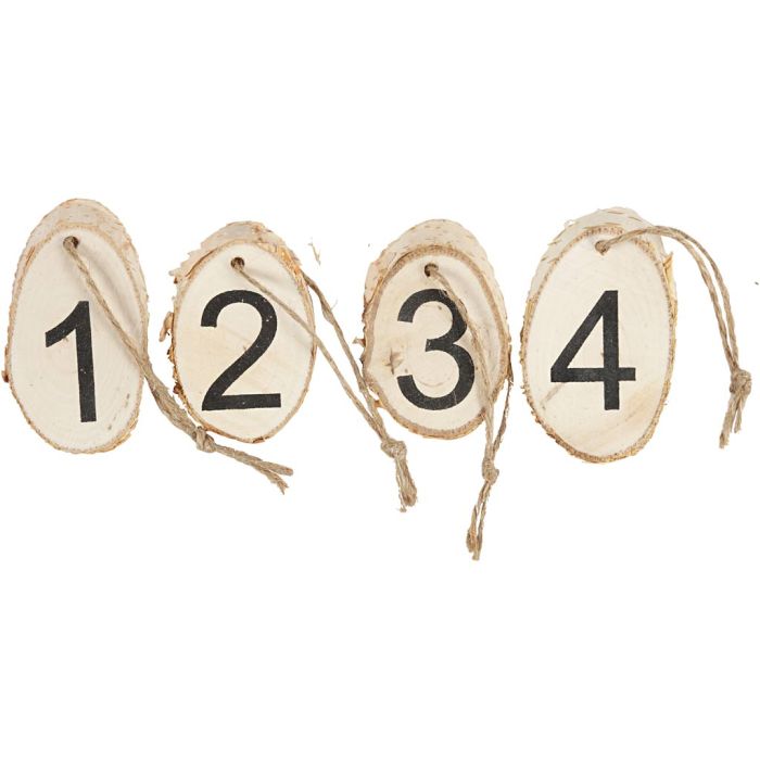 Adventtinumerot, 4 kpl/ 1 pkt