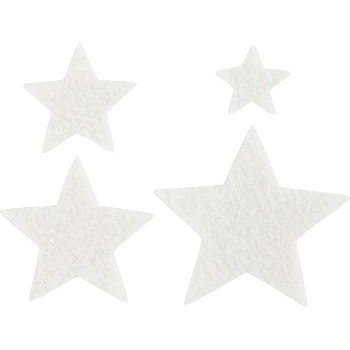 Huopahahmo, tähti, koko 2-5 cm, paksuus 1 mm, 20 kpl/ 1 pkt