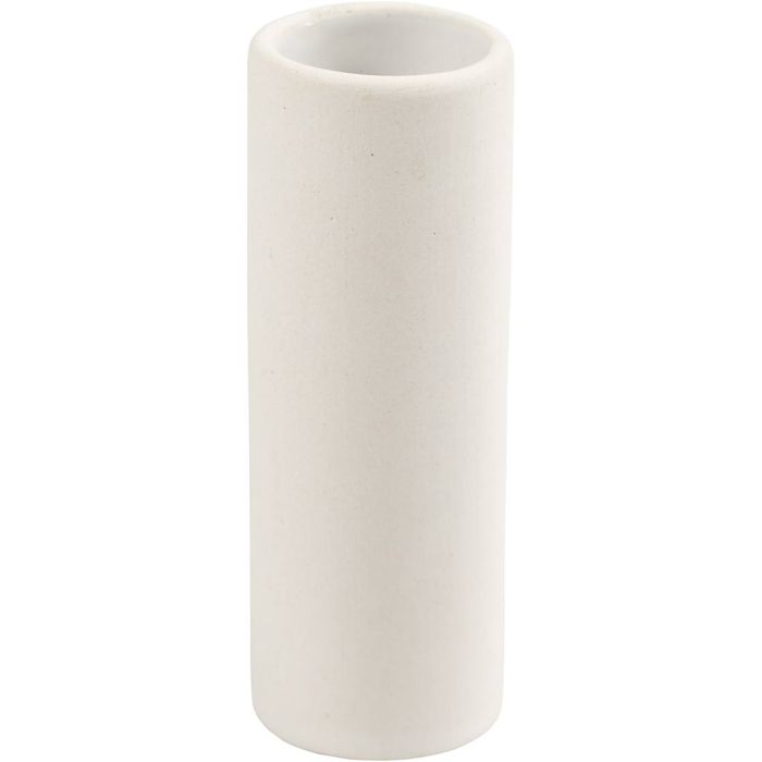 Ruukku, Kork. 11 cm, halk. 4 cm, valkoinen, 1 kpl