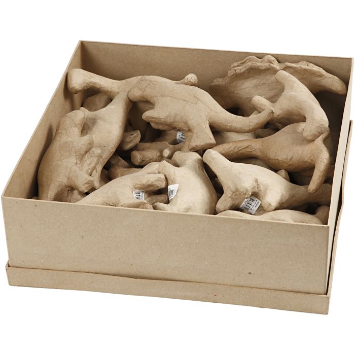 Dinosaurukset, Kork. 9-12,5 cm, Lev: 4,5+5,5 cm, 21 kpl/ 1 pkt