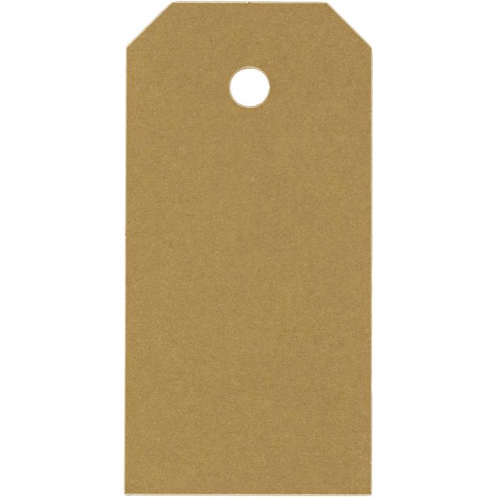 Manillaetiketit, koko 4x8 cm, 250 g, kulta, 1000 kpl/ 1 pkt