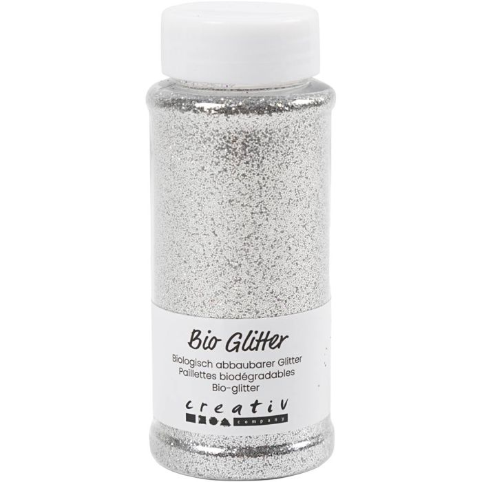 Bio kimalle, hopea, 140 ml/ 1 tb