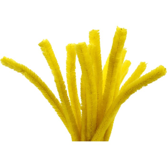Askartelupunos, Pit. 30 cm, paksuus 15 mm, keltainen, 15 kpl/ 1 pkt