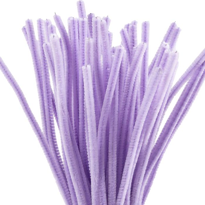 Askartelupunos, Pit. 30 cm, paksuus 6 mm, violetti, 50 kpl/ 1 pkt