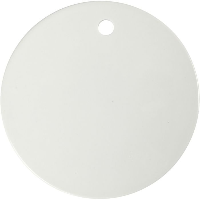 Seinälautanen, 15 cm, 0,5 cm, valkoinen, 1 kpl