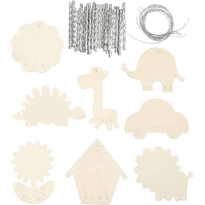 Tuulikellot, koko 9-14 cm, paksuus 2 mm, 24 kpl/ 1 pkt