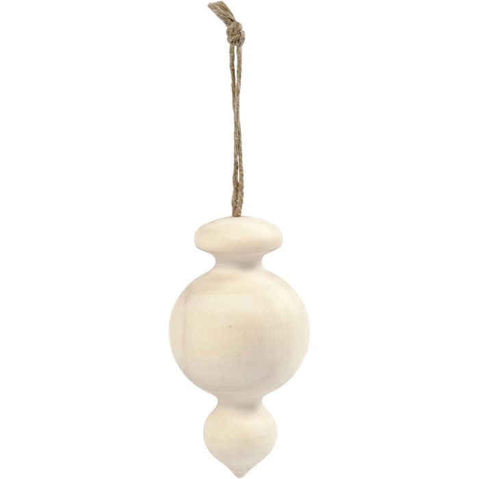 Puukoriste, Kork. 7,5 cm, halk. 4 cm, 1 kpl