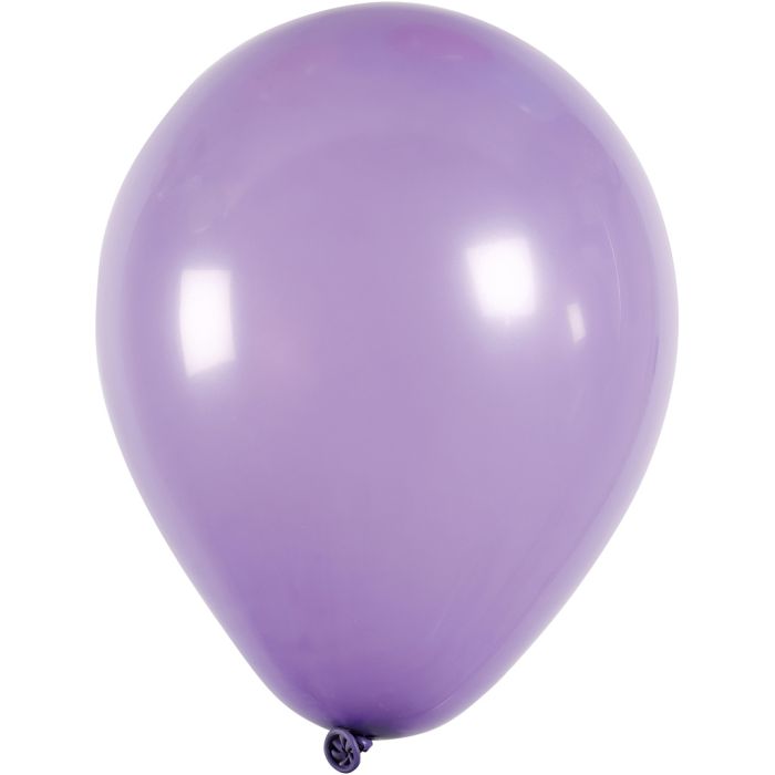 Ilmapallot, halk. 23 cm, pyöreät, violetti, 10 kpl/ 1 pkt