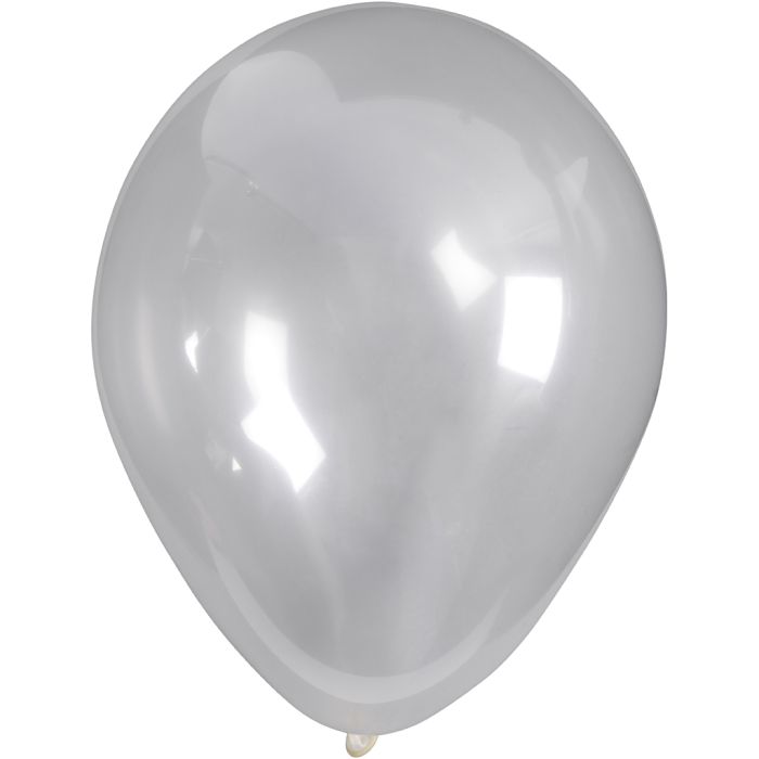 Ilmapallot, halk. 23 cm, pyöreät, kuulto, 10 kpl/ 1 pkt
