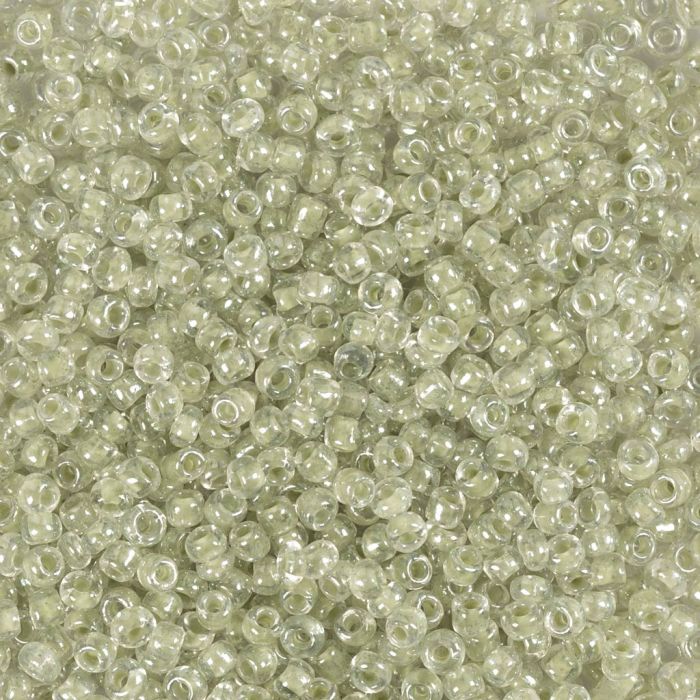 Rocaille-siemenhelmet, nro 15/0, halk. 1.7 mm, aukon koko 0,5-0,8 mm, helmiäinen, 25 g/ 1 pkt