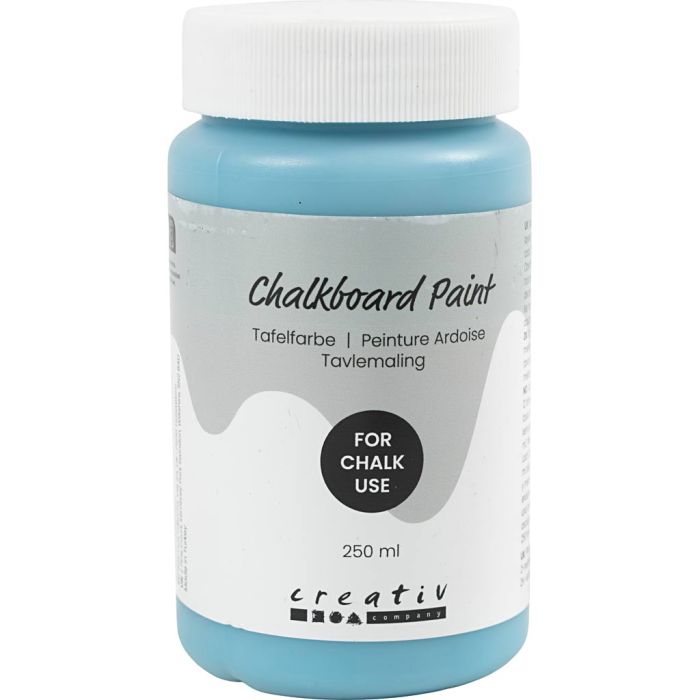 Liitutaulumaali, turkoosi, 250 ml/ 1 pll