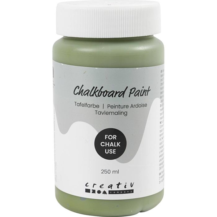 Liitutaulumaali, vihreä, 250 ml/ 1 pll