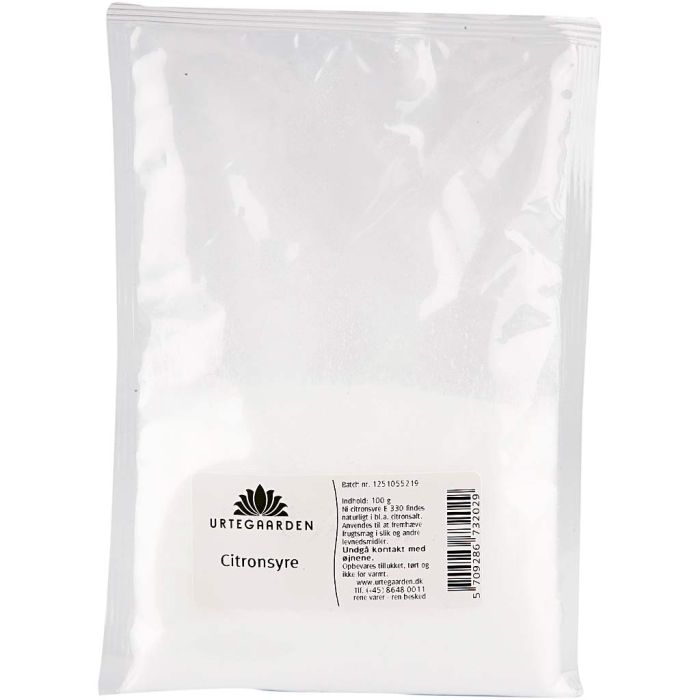 Sitruunahappo, 100 g/ 1 pkt