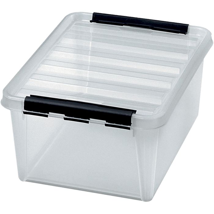 Kannellinen säilytyslaatikko, koko 40x30x18,5, 15 l, 1 kpl
