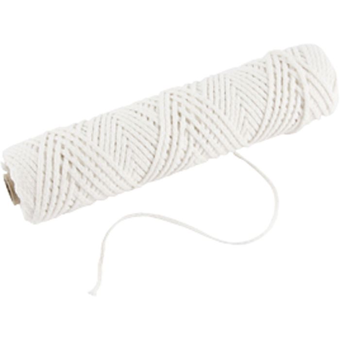 Sydänlanka, Soveltuu kastokynttilöille (halk. 30 mm) ja valukynttilöille (halk. 80–100 mm) , Lev: 2 mm, 100 g, 50 m/ 1 rll