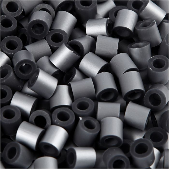 Nabbi- putkihelmet, koko 5x5 mm, aukon koko 2,5 mm, medium, hopea (32262), 1100 kpl/ 1 pkt