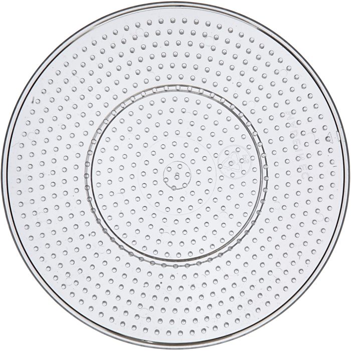 Putkihelmialustat, iso pyöreä, halk. 15 cm, medium, läpinäkyvä, 1 kpl