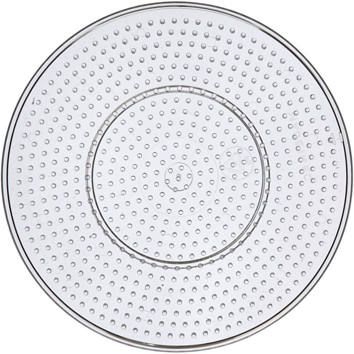 Putkihelmialustat, iso pyöreä, halk. 15 cm, medium, läpinäkyvä, 10 kpl/ 1 pkt