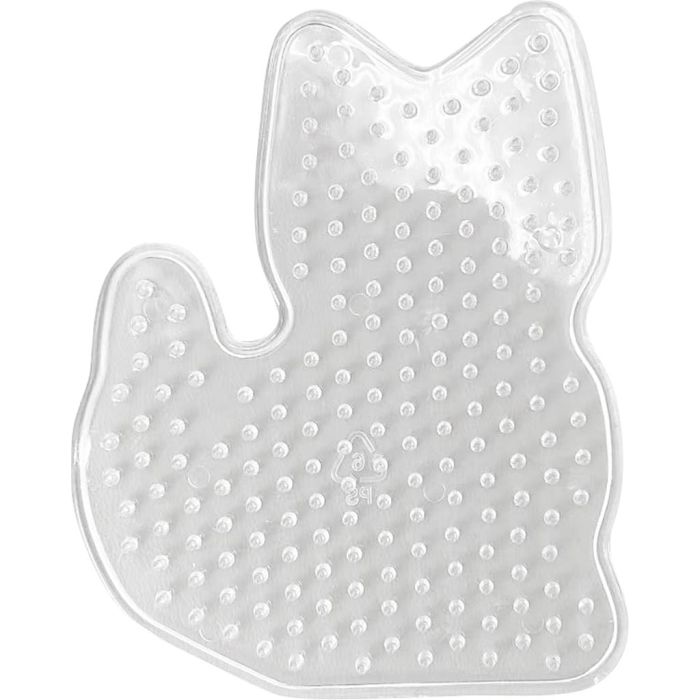 Putkihelmialusta, Kork. 10 cm, Lev: 8 cm, medium, läpinäkyvä, 1 kpl