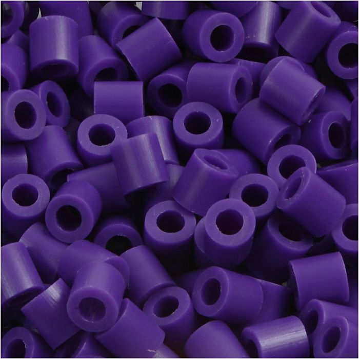 PhotoPearls- helmet, koko 5x5 mm, aukon koko 2,5 mm, medium, tumma lila (11), 6000 kpl/ 1 pkt