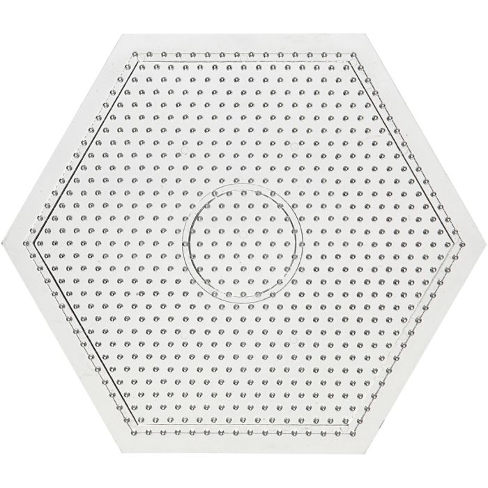 Putkihelmialustat, iso kuusikulmio, koko 15x15 cm, medium, 10 kpl/ 1 pkt