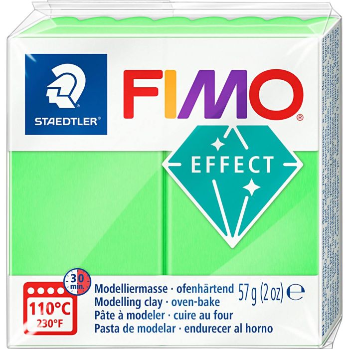 FIMO® Effect, neonvihreä, 57 g/ 1 pkt